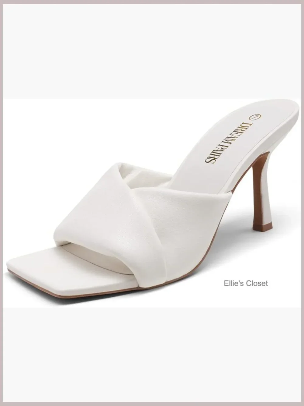 Satin Lining Stilettos Heels Mules Slip On